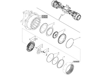 Brake disc NEW HOLLAND