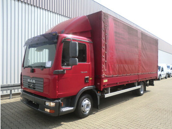 Curtainsider truck MAN TGL 8.210