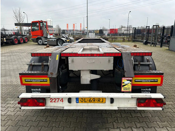 Container transporter/ Swap body semi-trailer Burg 20FT ADR (EX/II, EX/III, FL, AT), empty weight: 3.690kg, SAF INTRADISC, 2x liftaxle, ALCOA, NL-Chassis, APK/ADR: 05-2025: picture 4