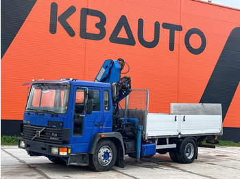 Dropside/ Flatbed truck, Crane truck Volvo FL 608 4x2 PK 8200 / BOX L=4249 mm: picture 3