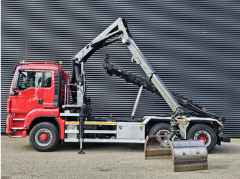 Cable system truck, Crane truck MAN TGS 26.400 6x2 / 6x4 / HMF Z KRAAN + CONTAINERSYSTEM: picture 3