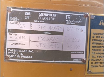 Crawler loader Caterpillar 963: picture 5