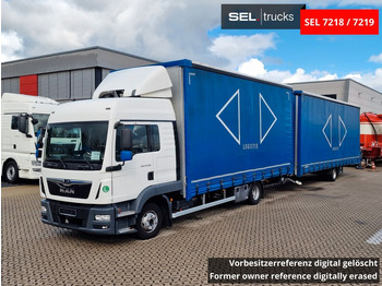 Curtainsider truck MAN TGL 12.250