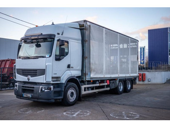 Curtainsider truck RENAULT Premium Lander