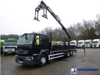 Crane truck RENAULT Premium 380