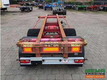 Container transporter/ Swap body semi-trailer Krone SZC 20FT 2-Assen ROR - STEEL Suspension - DOUBLE tires - DrumBrakes (O1916): picture 5