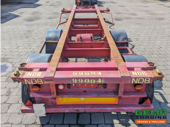 Container transporter/ Swap body semi-trailer SHLADOT SD-901M 2-Assen ROR DrumBrakes - SteelSuspension - 20FT Connection (O1870): picture 5