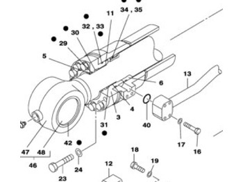 Hydraulic cylinder CASE