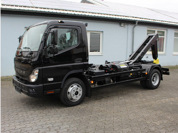 Hook lift truck, Crane truck FUSO Canter FUSO 9C18 Duonic City Abrollkipper Black: picture 4