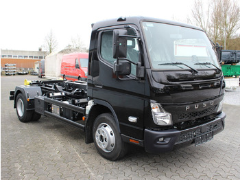 Hook lift truck, Crane truck FUSO Canter FUSO 9C18 Duonic City Abrollkipper Black: picture 5