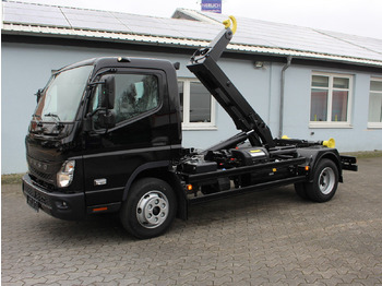 Hook lift truck, Crane truck FUSO Canter FUSO 9C18 Duonic City Abrollkipper Black: picture 3