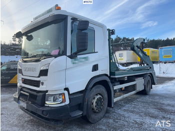 Skip loader truck SCANIA P 320