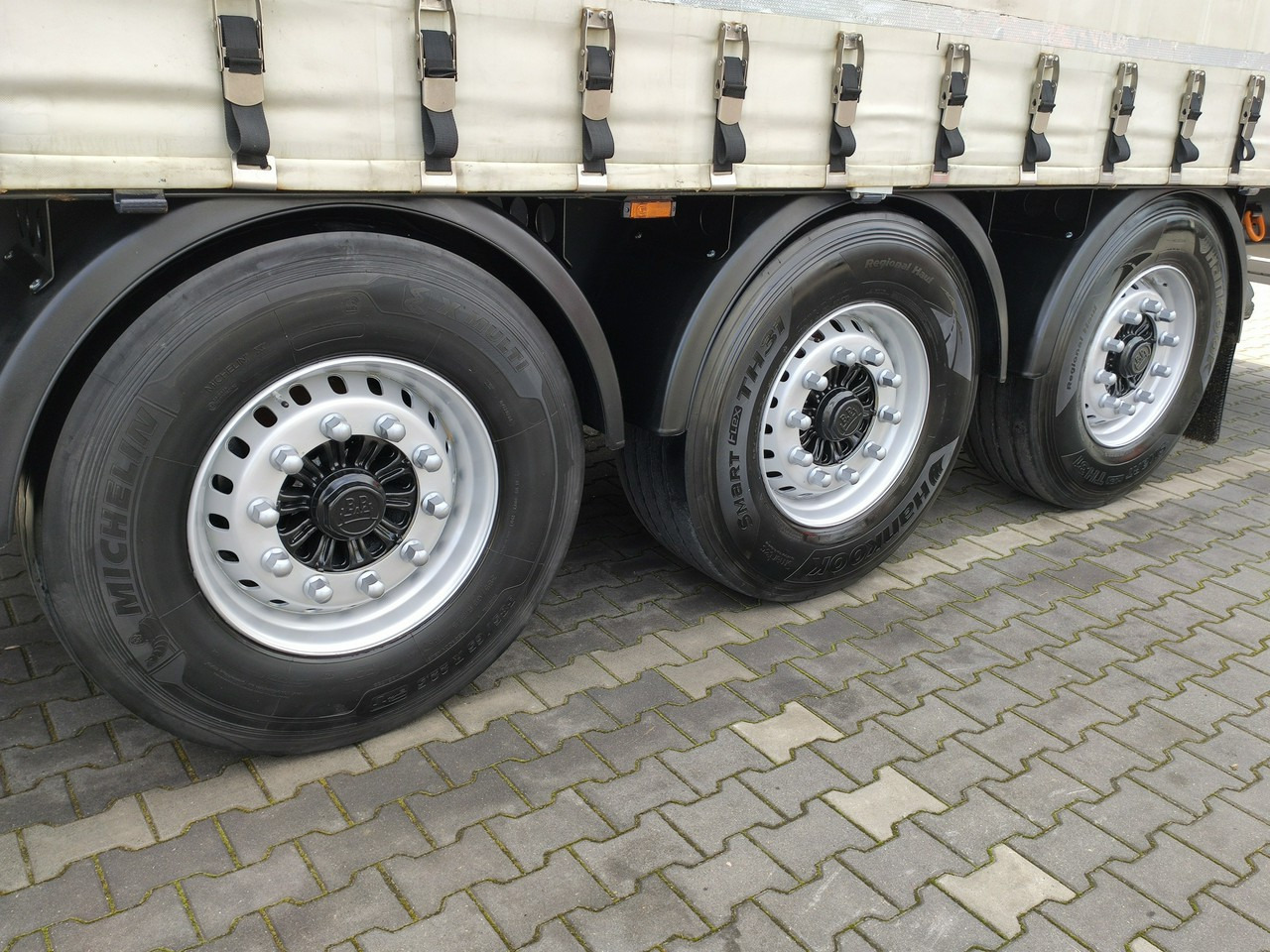 Curtainsider semi-trailer Wielton Standard na osiach SAF LIBNER DO PALET, ZRĄBKI, TROCIN: picture 15