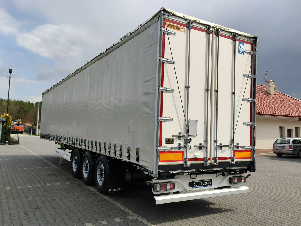 Curtainsider semi-trailer Wielton Standard na osiach SAF LIBNER DO PALET, ZRĄBKI, TROCIN: picture 9