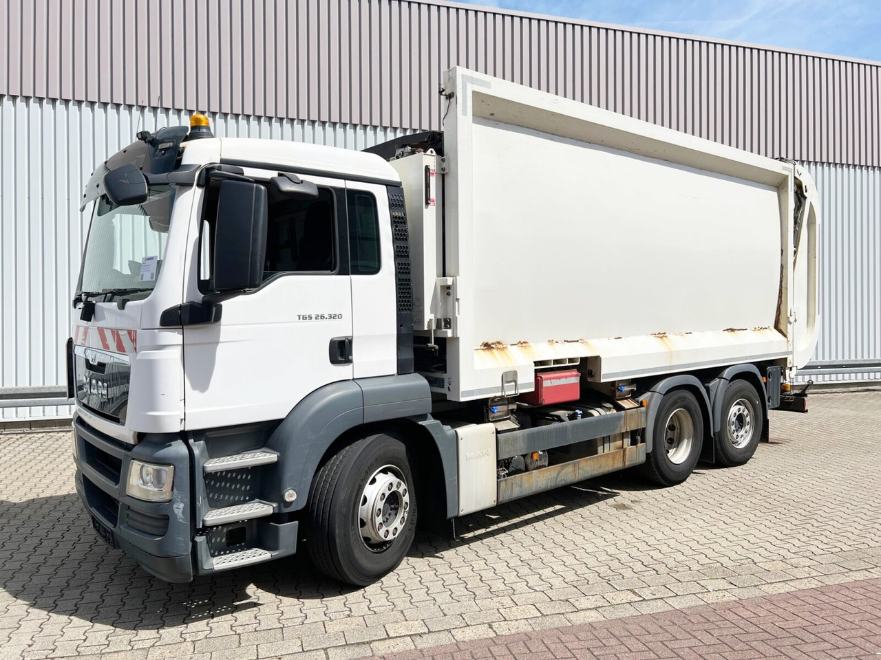 Garbage truck for transportation of garbage MAN TGS 26.320 6x2-4 LL TGS 26.320/400 6x2-4 LL, Rechtslenker, Retarder, Lift-/Lenkachse, VDL Translift Seitenlader: picture 9