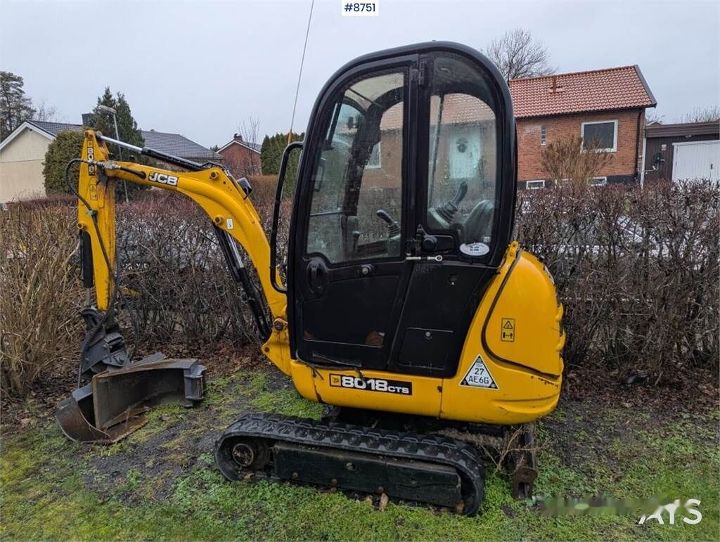 Crawler excavator JCB 8018 CTS: picture 7