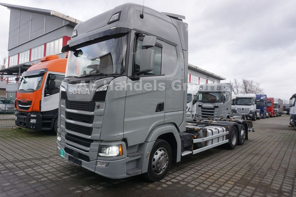 Container transporter/ Swap body truck Scania S450 HighLine LL BDF *Retarder/Lenk+Lift/LBW/AHK: picture 6