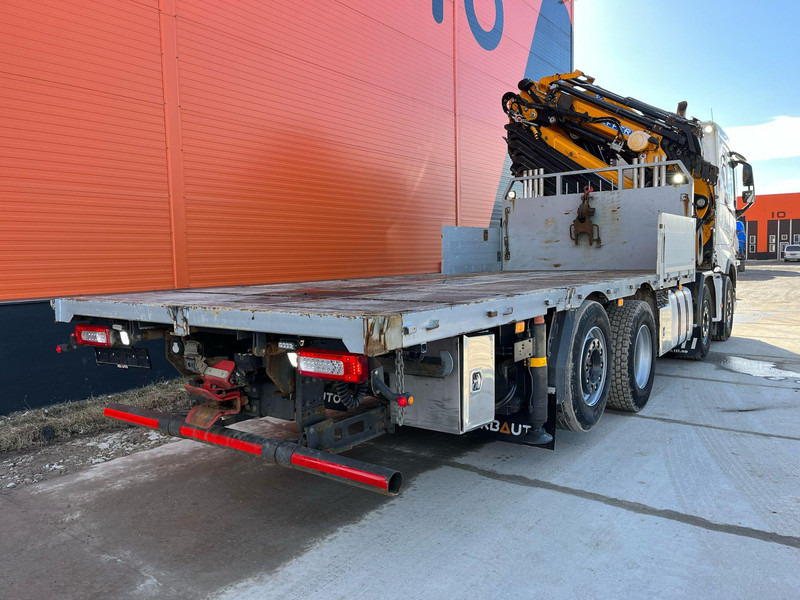 Dropside/ Flatbed truck, Crane truck Volvo FH 540 8x2*6 EFFER 685/6S + JIB + WINCH / PLATFORM 6072-7081 mm EXTENDABLE: picture 7