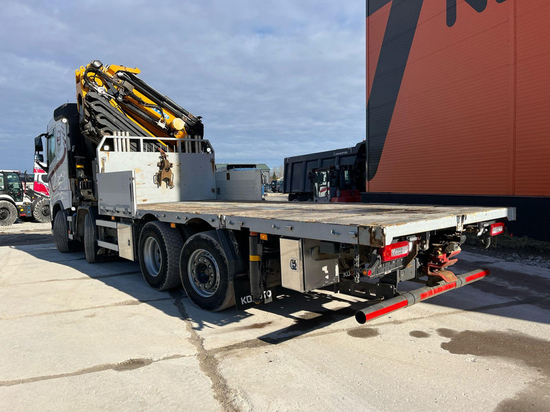 Dropside/ Flatbed truck, Crane truck Volvo FH 540 8x2*6 EFFER 685/6S + JIB + WINCH / PLATFORM 6072-7081 mm EXTENDABLE: picture 9