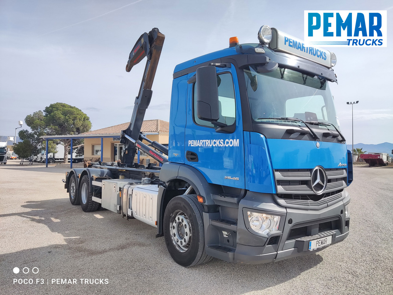 Container transporter/ Swap body truck MERCEDES-BENZ ANTOS 2546 6X2 MULTILIFT: picture 13