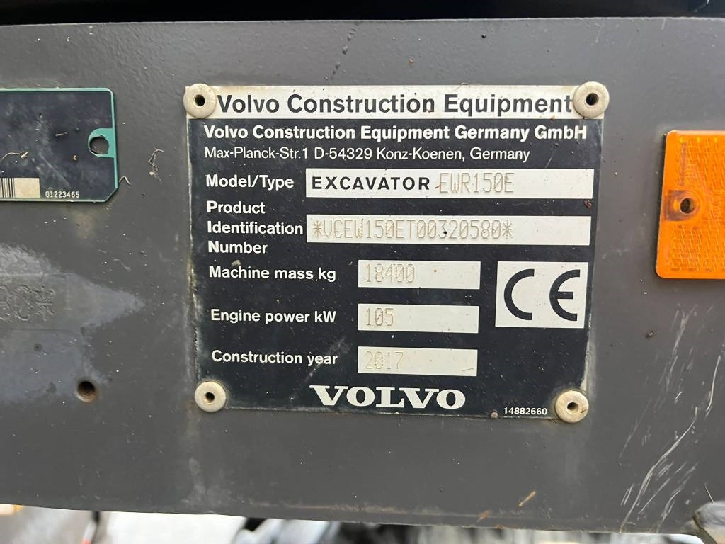 Wheel excavator Volvo EWR 150 E: picture 6