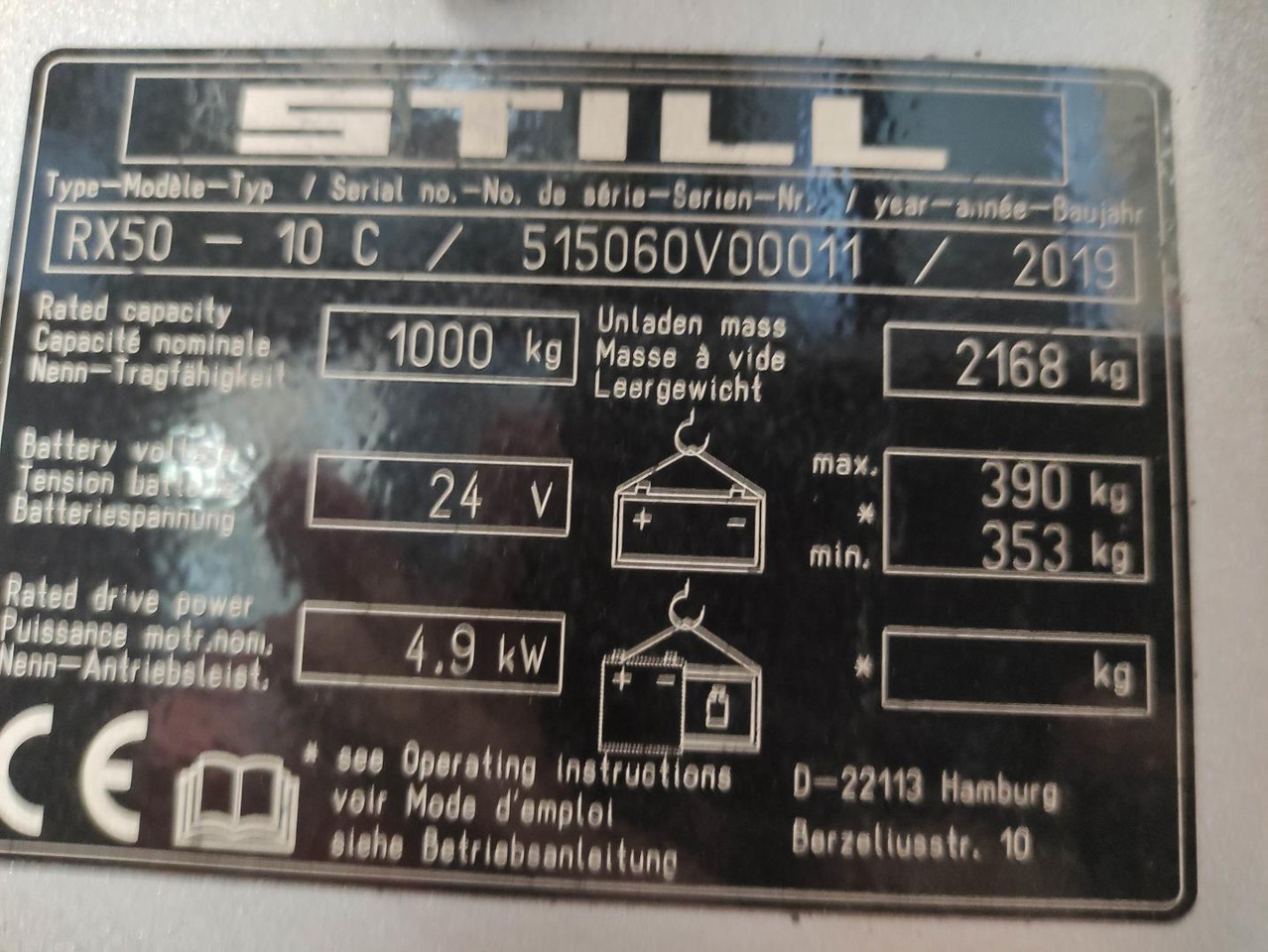 Electric forklift Still RX50-10 C: picture 6