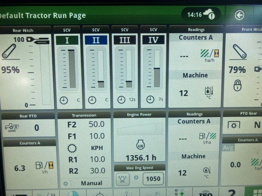 Farm tractor John Deere 6R 215: picture 17