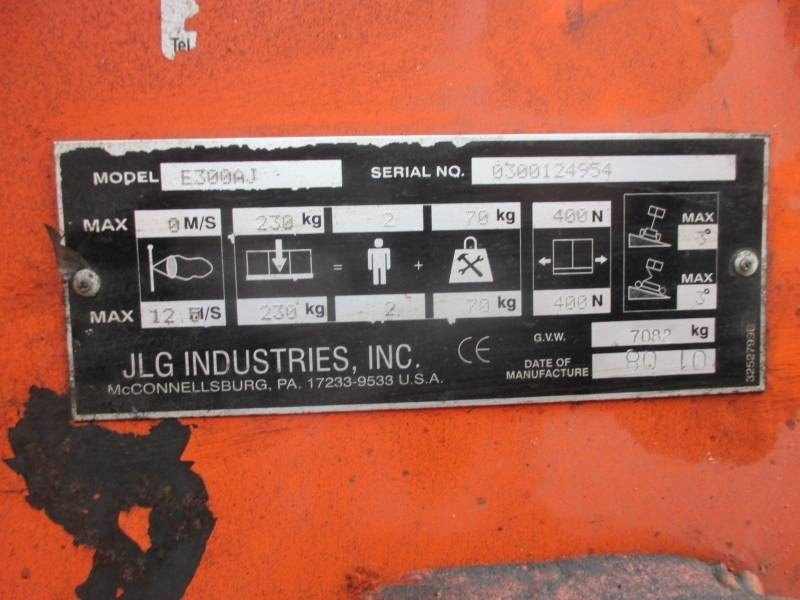 Leasing of JLG E 300 AJ  JLG E 300 AJ: picture 14