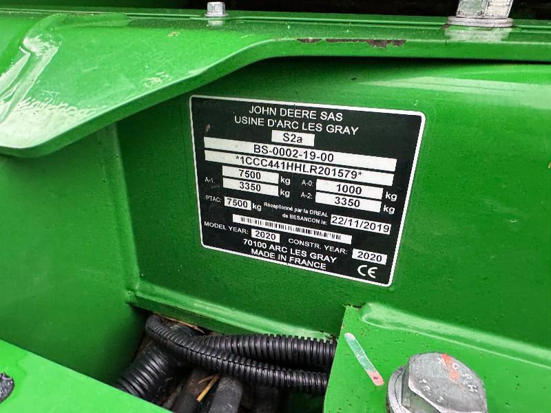 Bale wrapper JOHN DEERE C441R: picture 8