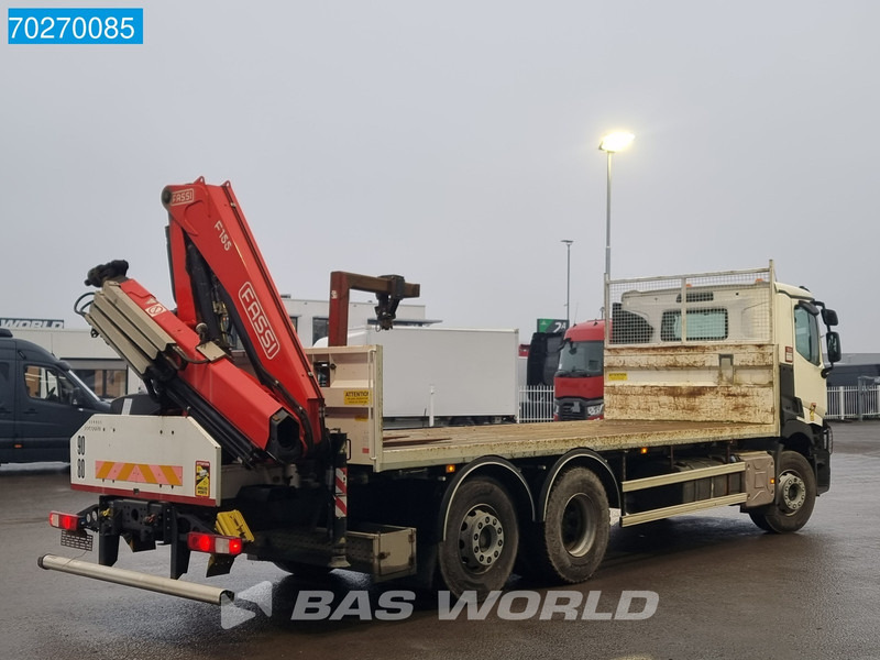 Dropside/ Flatbed truck, Crane truck Renault C 380 6X2 Fassi F155A.0.23 E-ACTIVE Remote Control Euro 6: picture 14