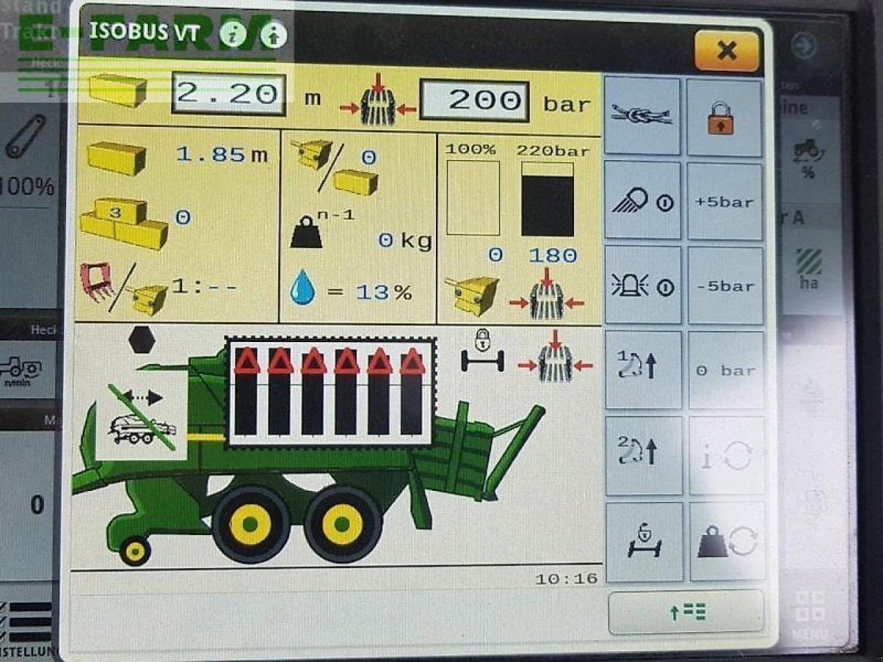 Square baler John Deere l634: picture 6