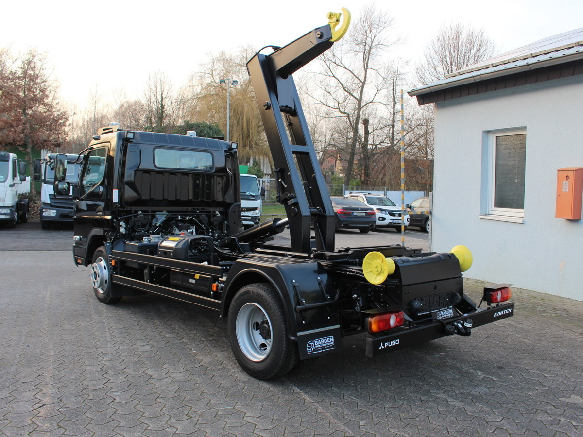 Hook lift truck, Crane truck FUSO Canter FUSO 9C18 Duonic City Abrollkipper Black: picture 8