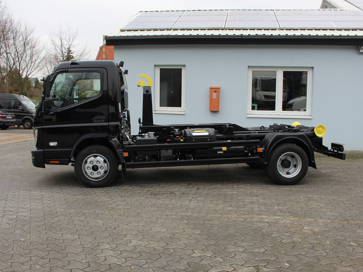 Hook lift truck, Crane truck FUSO Canter FUSO 9C18 Duonic City Abrollkipper Black: picture 13