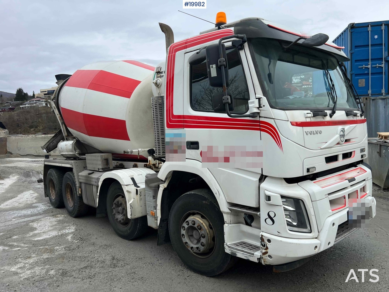 Concrete mixer truck Volvo FMX 410: picture 10