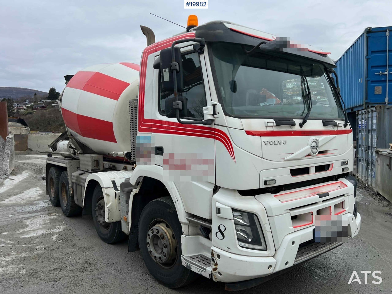 Concrete mixer truck Volvo FMX 410: picture 9