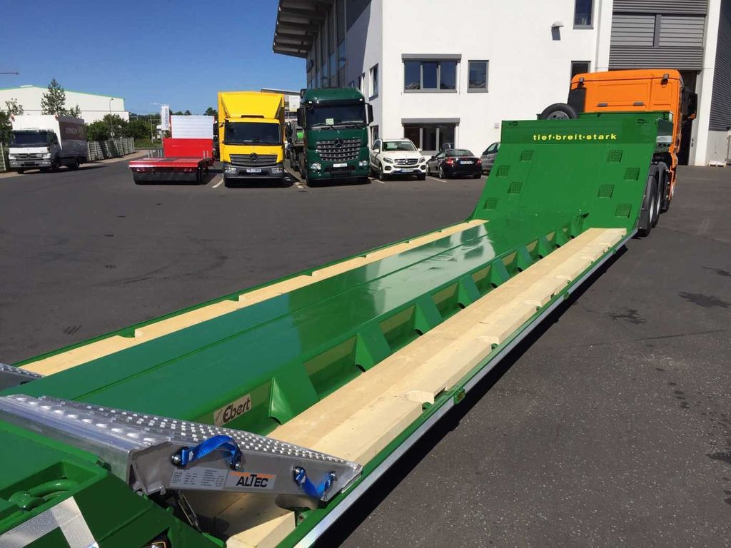 Low loader semi-trailer EBERT TLS 43 ST // 32,2to Nutzlast: picture 10